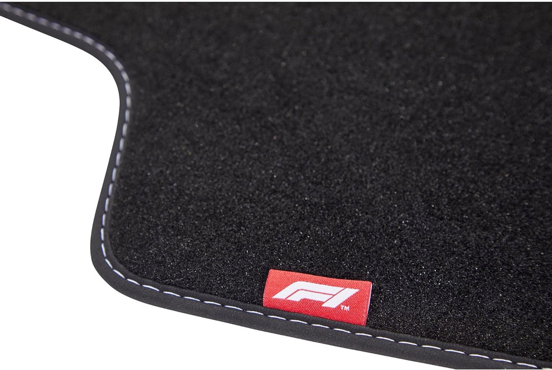 Formula 1 Universal Auto Fussmatten Set in Premium Qualität, Antirutschfest, Auto Matten Fussmatten