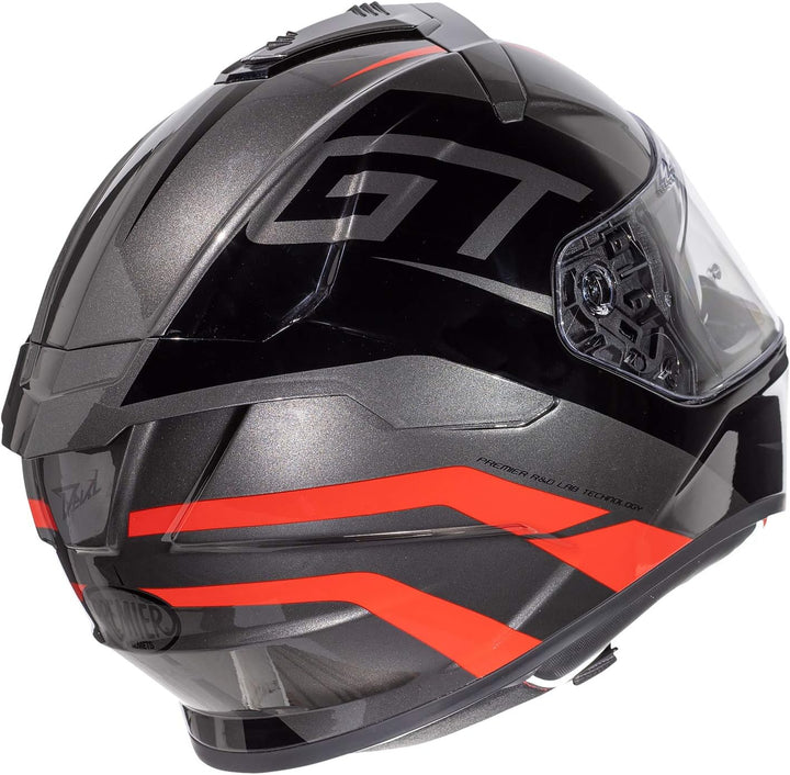Premier Helm Devil GT 17,GRAU/SCHWARZ/ROT,M