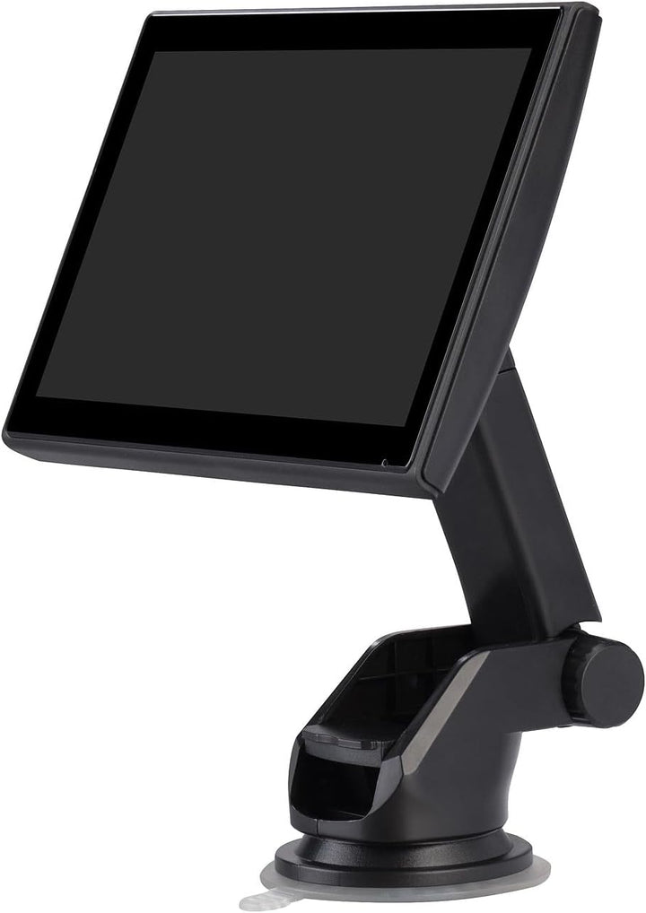 Lescars Navigation: IPS-HD-Touchscreen, 7"/17,8 cm, für Apple CarPlay &amp; Android Auto, 360° (Apple Ca