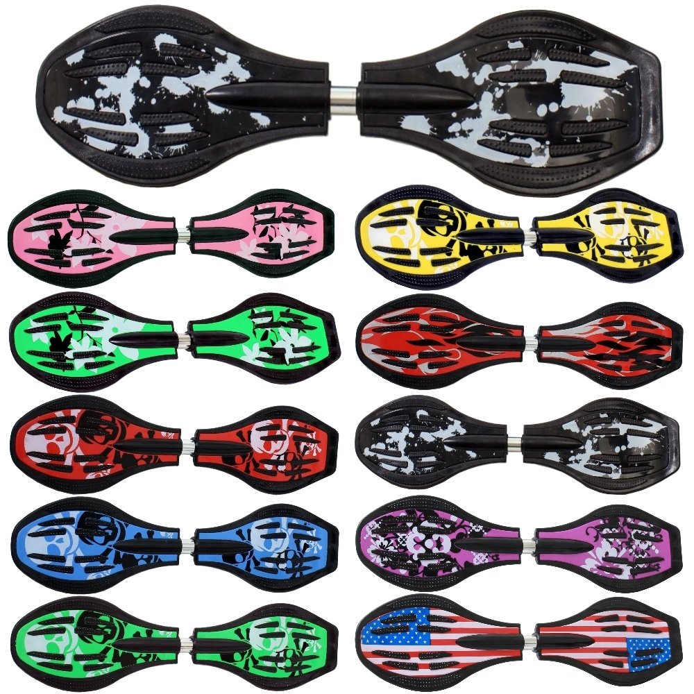 FunTomia Waveboard Original ABEC9 Kugellager inkl. Tasche - Bis 120kg - (Verschiedene Farbdesigns) S