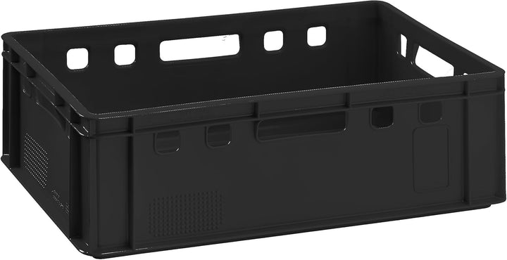 BURI 5x Fleischkiste E2 Metzgerkiste 60x40x20cm lebensmittelecht, robust, stapelbar - Universal Lage