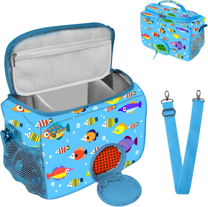 LPQKCcY Tasche for Toniebox, Transporttasche for Tonie Starter Set, Kopfhörer, Ladestation und Zubeh