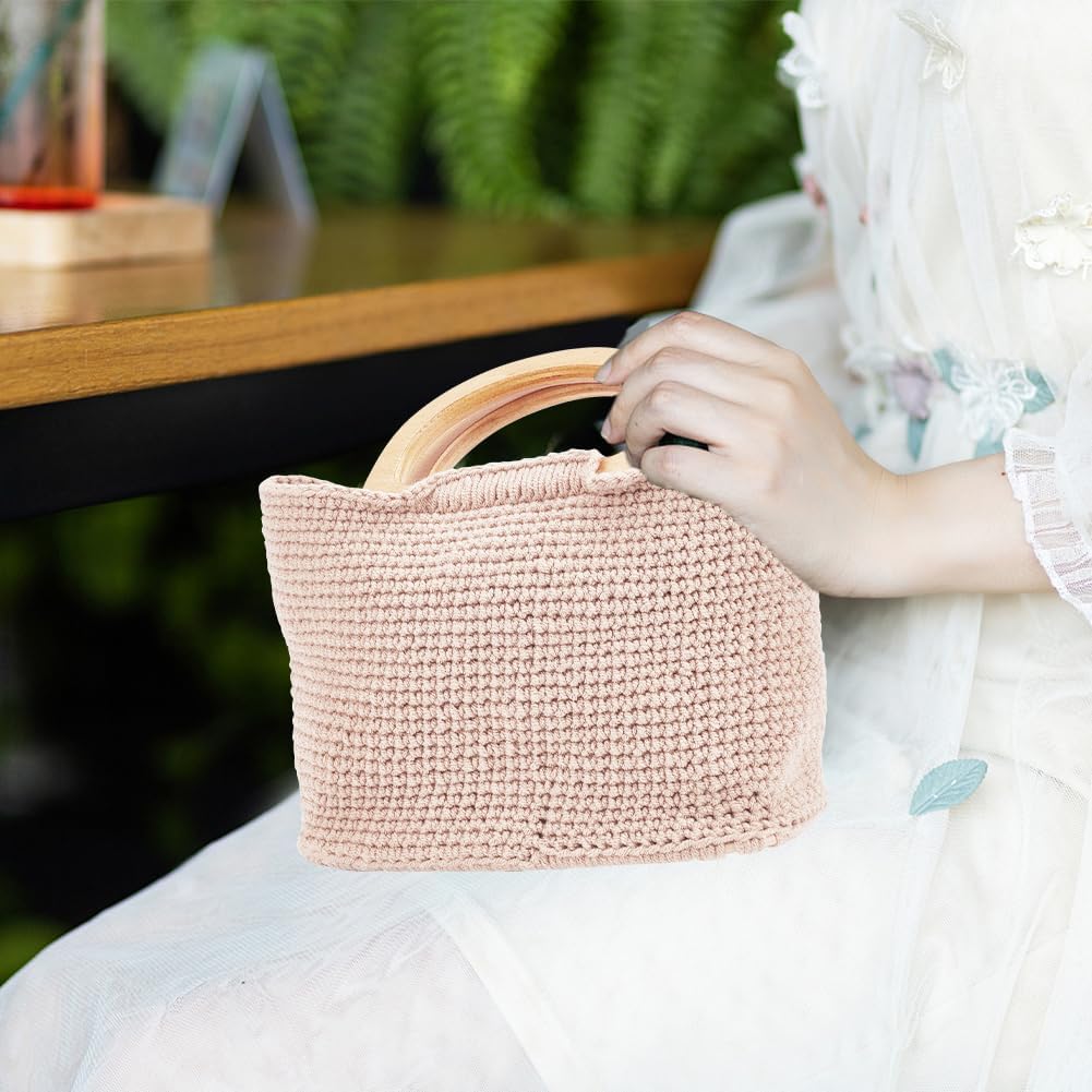 FREEBLOSS Komplettes Häkelset, Häkeltaschen Starter Set Mit Schritt Für Schritt Anleitung, Häkeltasc