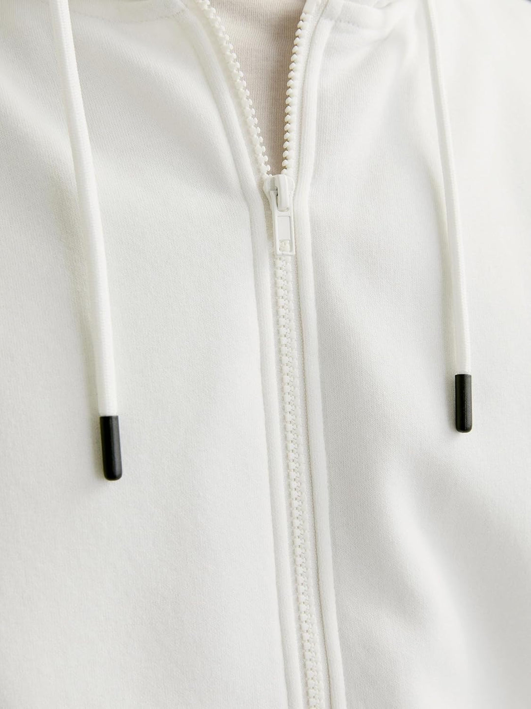 JACK & JONES Hoody Herren mit Kapuze XXL Cloud Dancer, XXL Cloud Dancer