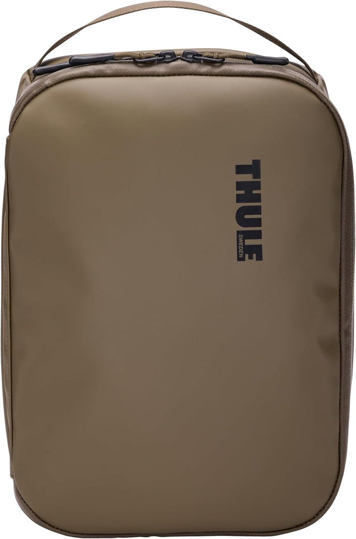 Thule Chasm Grosser Komprimierbarer Ausrüstungswürfel 10l/15l Deep Khaki, 15 15 Deep Khaki, 15 Deep