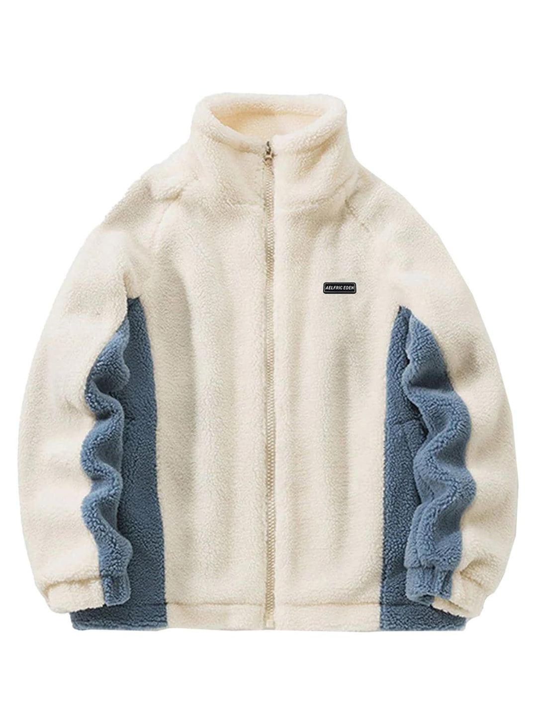 Aelfric Eden Herren Fleecejacke Damen Winter Teddyfleece Jacke Einfarbig Reissverschluss Outdoor She