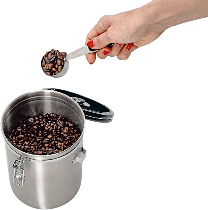 Zeller, 27368, Kaffeedose m. Löffel, 2700ml, Edelstahl/Kunststoff