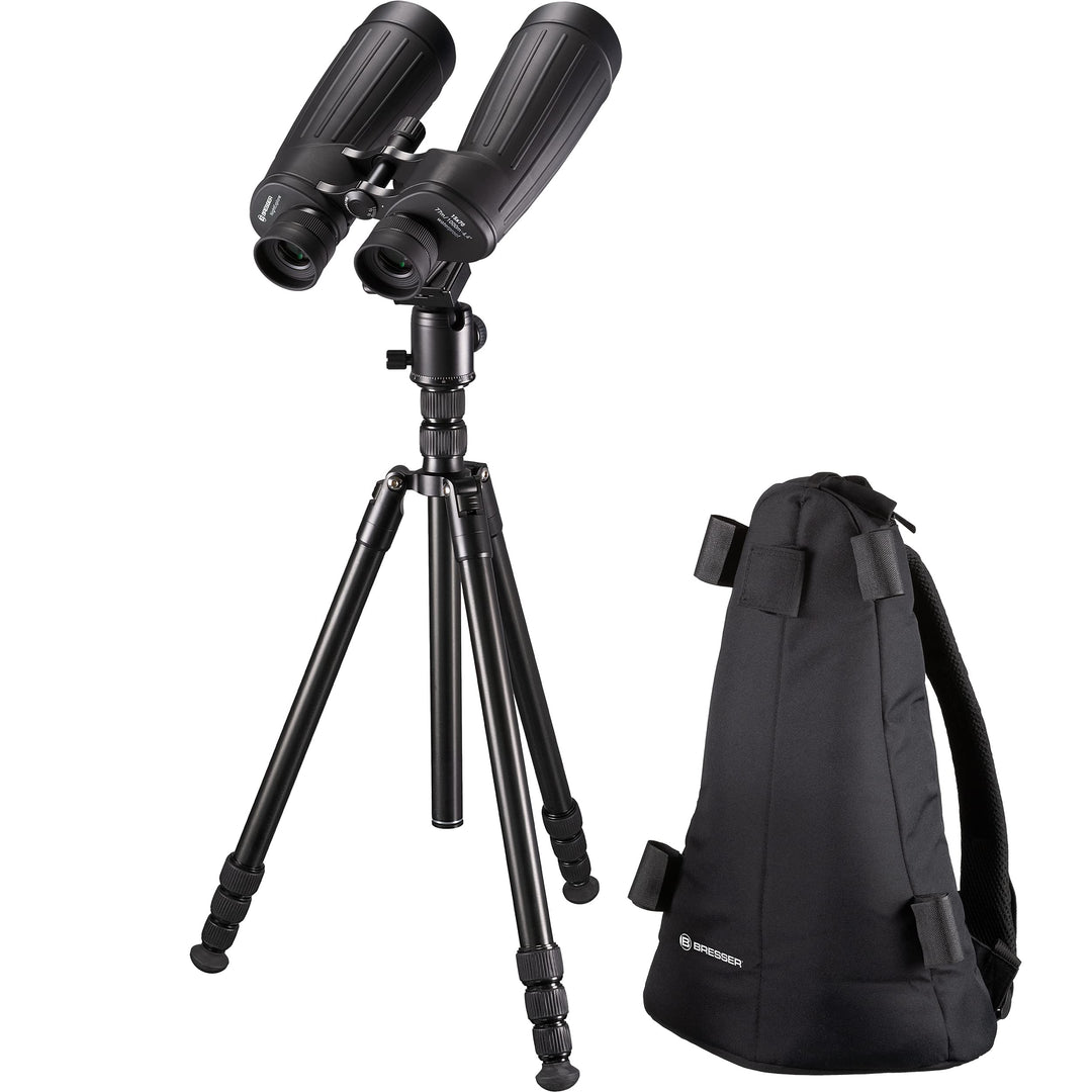 Bresser Fernglas NightExplorer 15x70 Astronomie-Fernglas mit 15-facher Vergrösserung, wasserdicht un