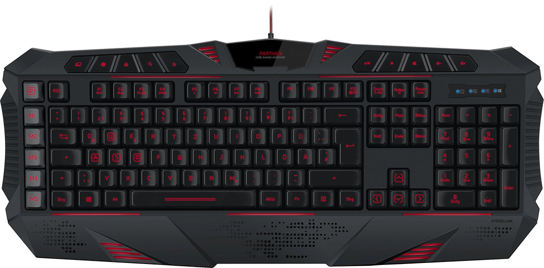 PARTHICA Gaming Keyboard, black - IT Layout IT-Layout, IT-Layout