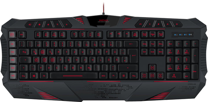 PARTHICA Gaming Keyboard, black - IT Layout IT-Layout, IT-Layout