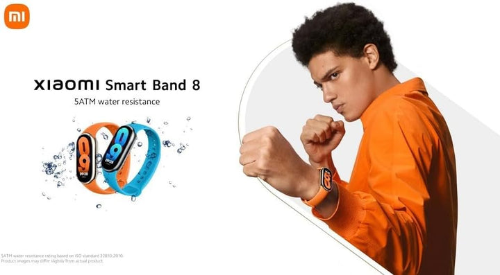 Xiaomi Smart Band 8 Fitness Tracker, 1.62 Inch AMOLED Display, 16 Days Battery Life, 5ATM, SpO2 Trac