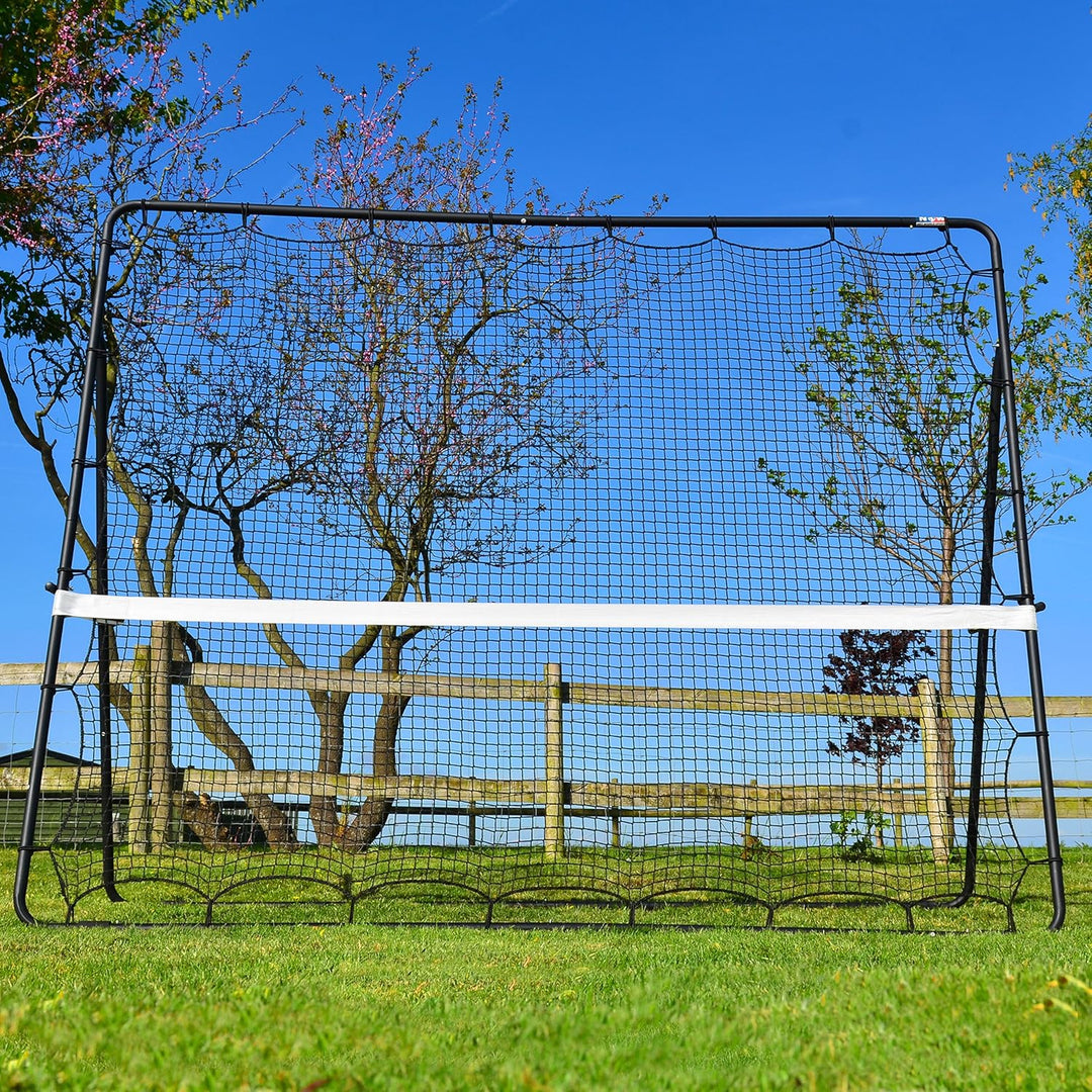 Vermont Tenniswand Garten (2,7m x 2,1m) - EIN Verstellbarer Tennis Rebounder - das perfekte Tennis R