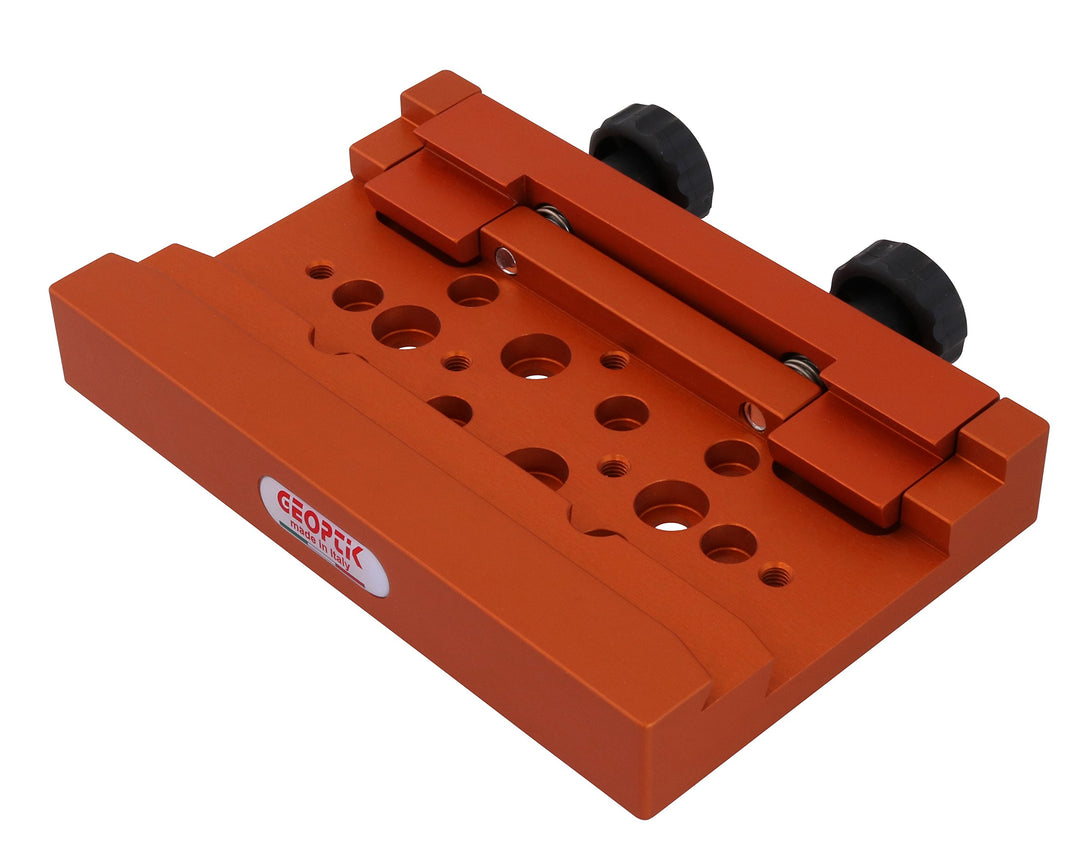 Geoptik 30 A057 Doppelklemmung Losmandy/Vixen, Orange/Schwarz
