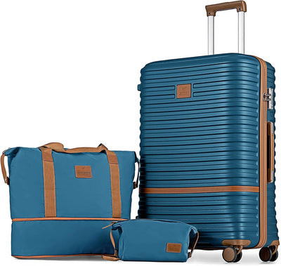 Joyway 28" Koffer Koffer aus ABS-Hartschale, erweiterbares Trolley-Set mit TSA-Schloss und 4 Rollen