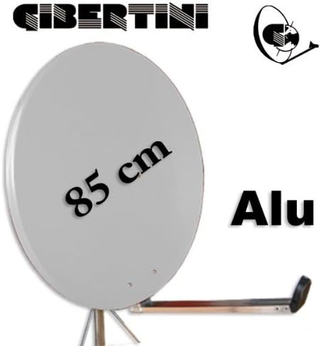 Antenne Gibertini 85 cm Alu Hellgrau L-Serie