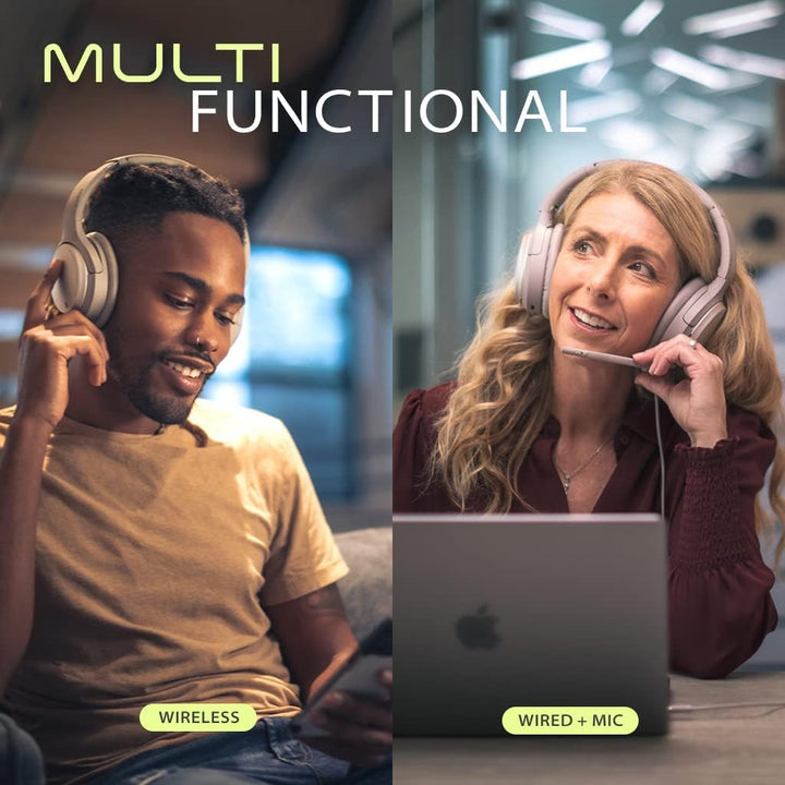 Avantree Eon - Bluetooth-Kopfhörer mit Geräuschunterdrückung mit abnehmbarem Mikrofon, Wireless &amp; ka