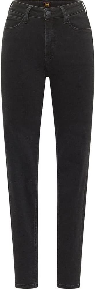 Lee Damen Foreverfit Jeans 24W / 29L Black Avery, 24W / 29L Black Avery
