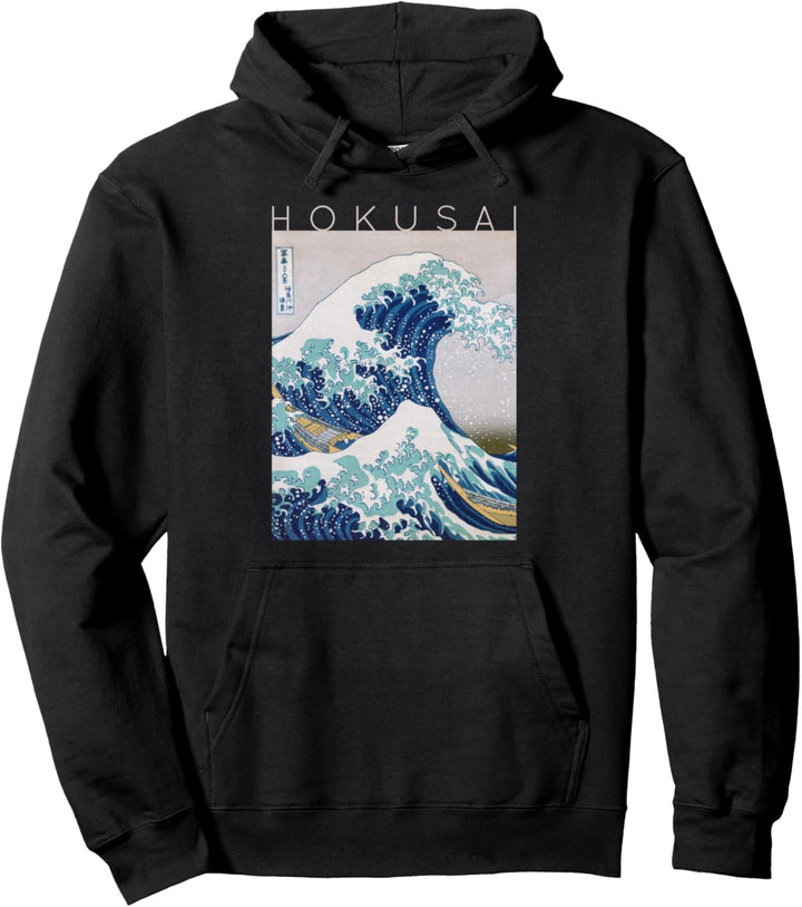 Hokusai Die grosse Welle vor Kanagawa für Künstler Pullover Hoodie