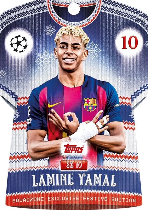 Topps UCC Match Attax 2025/26 - Advent Calendar - 121 Match-Attax-Karten, darunter 96 brandneue Fest