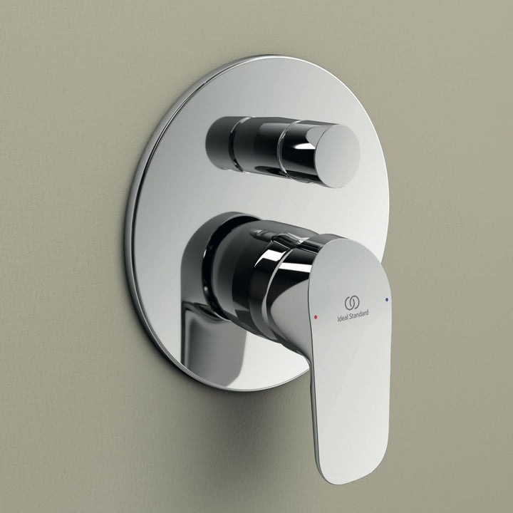 Ideal Standard - Ceraflex, Mischbatterie für Badewanne oder Dusche, Unterputz, Zwei-Wege, Aussenteil