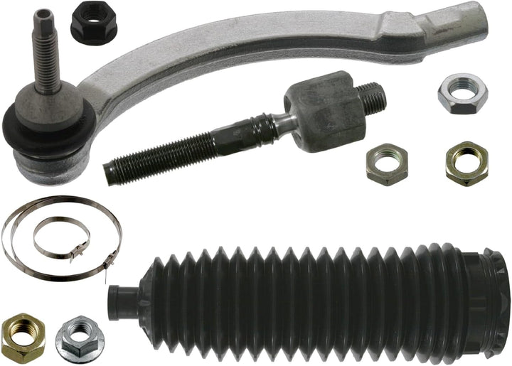 febi bilstein 40555 Spurstange mit Lenkmanschettensatz , 1 Stück Vorderachse links, Vorderachse link