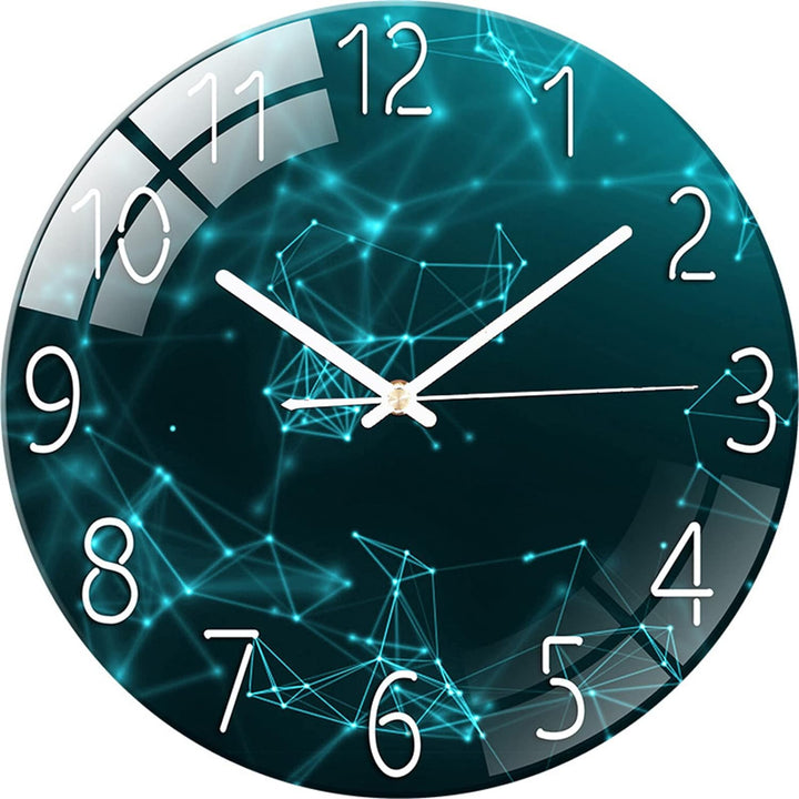 RAILONCH Leise Wanduhr modernes Design Wanduhr Lautlos für Wohnzimmer, Küche, Büro und Schlafzimmer