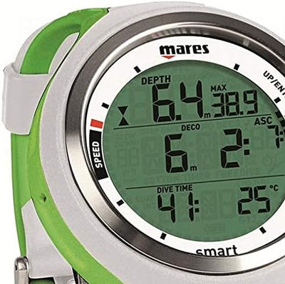 Mares Dive Computer Smart Tauchcomputer BX Weiss/Lime, BX Weiss/Lime