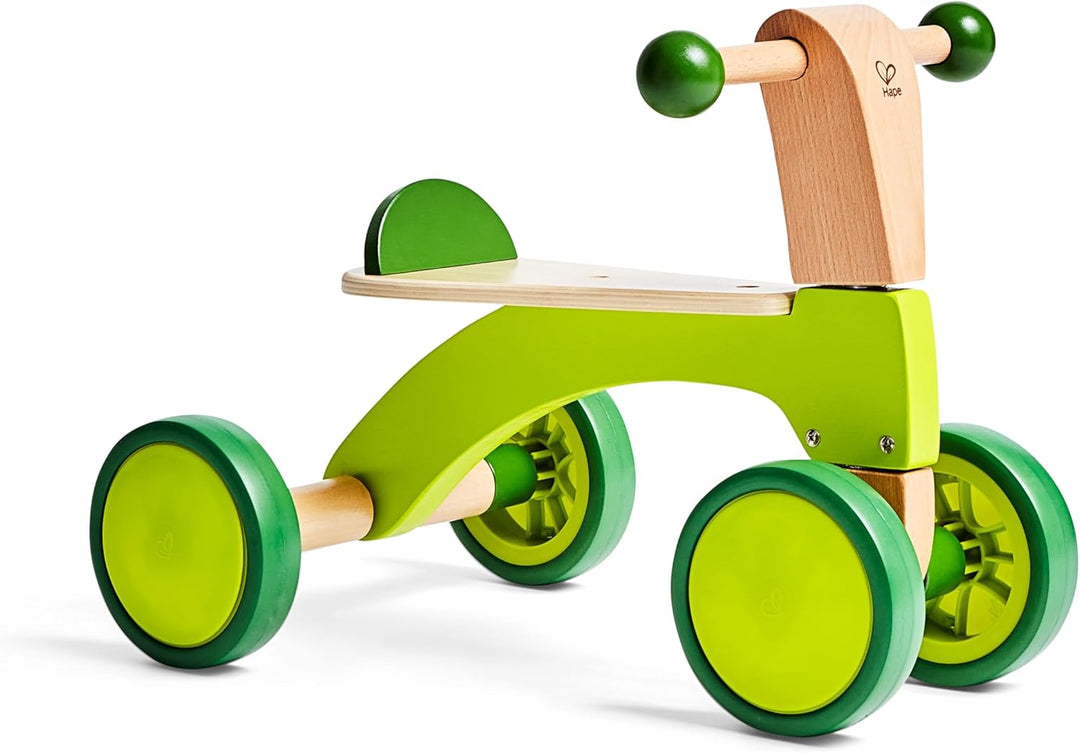Hape Rutschrad mit Gummirädern, kippsicheres Lauflern- und Motorikspielzeug, stabile Rückenstütze, R