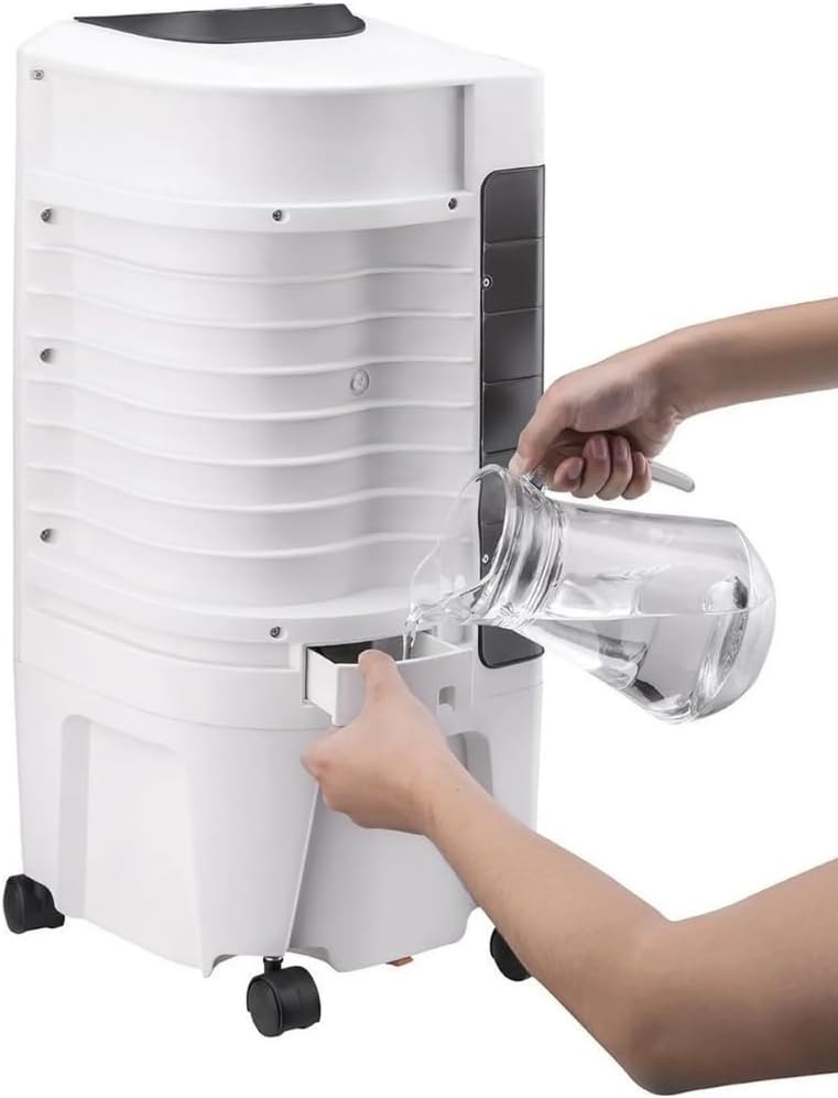 JUNG LIFETIME DAY Klimaanlage Mobil ohne Abluftschlauch, mit Fernbedienung, Timer, 3in1 - Luftkühler