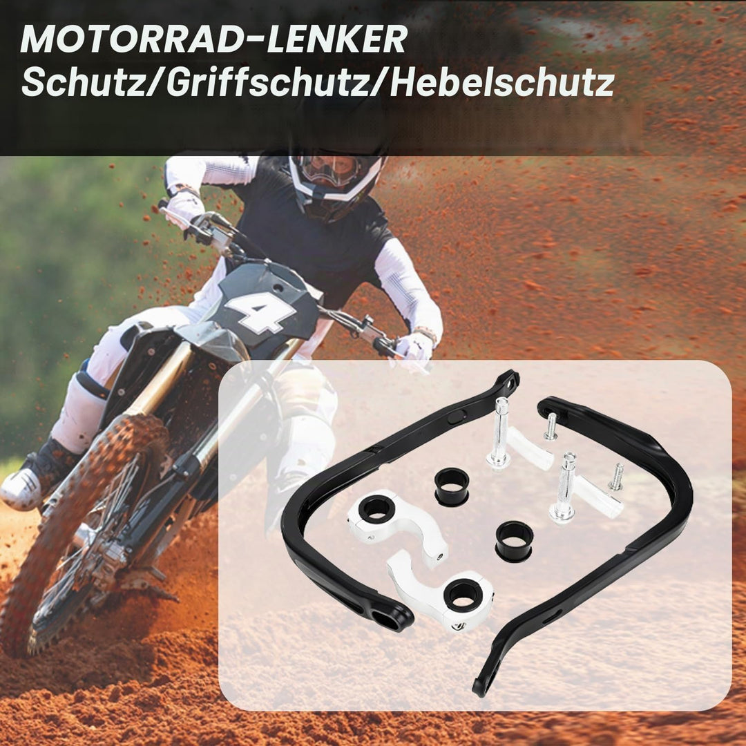 Paramani Moto Universale 7/20,3 cm, 22 mm e 1/20,3 cm 28 mm Manubrio a Spazzola per MX Motocross Dir