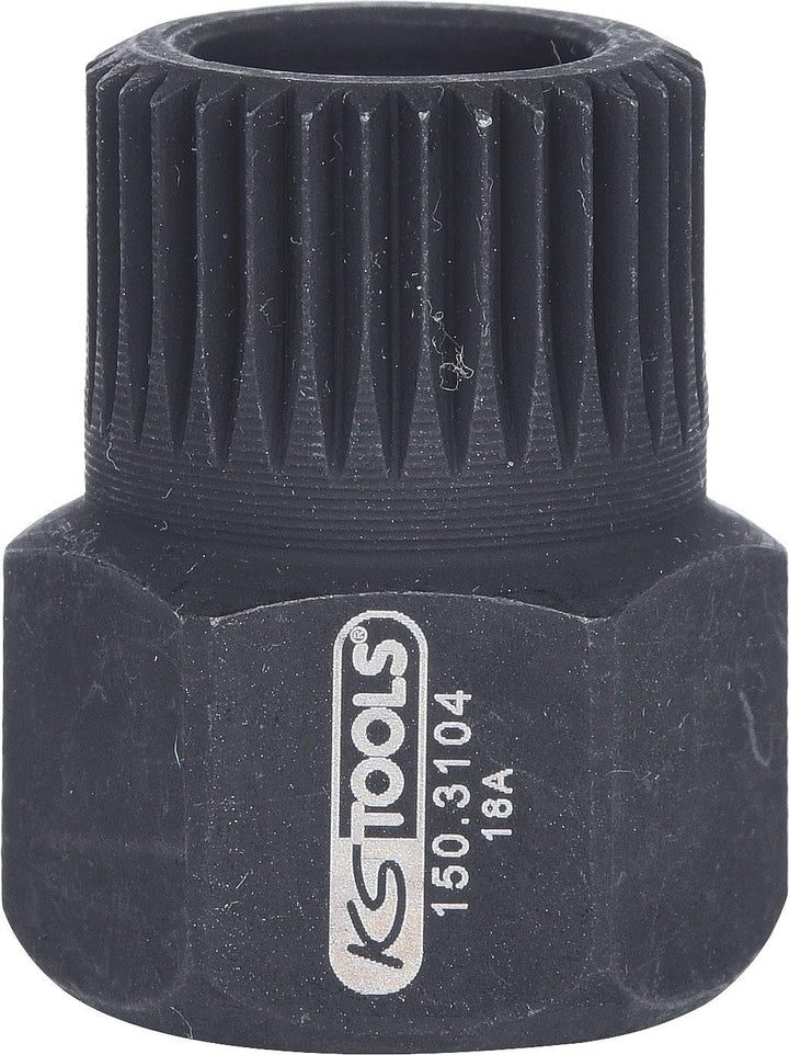 KS Tools 150.3104 Vielzahneinsatz 22,0 mm, 33 Zahn, gebohrt