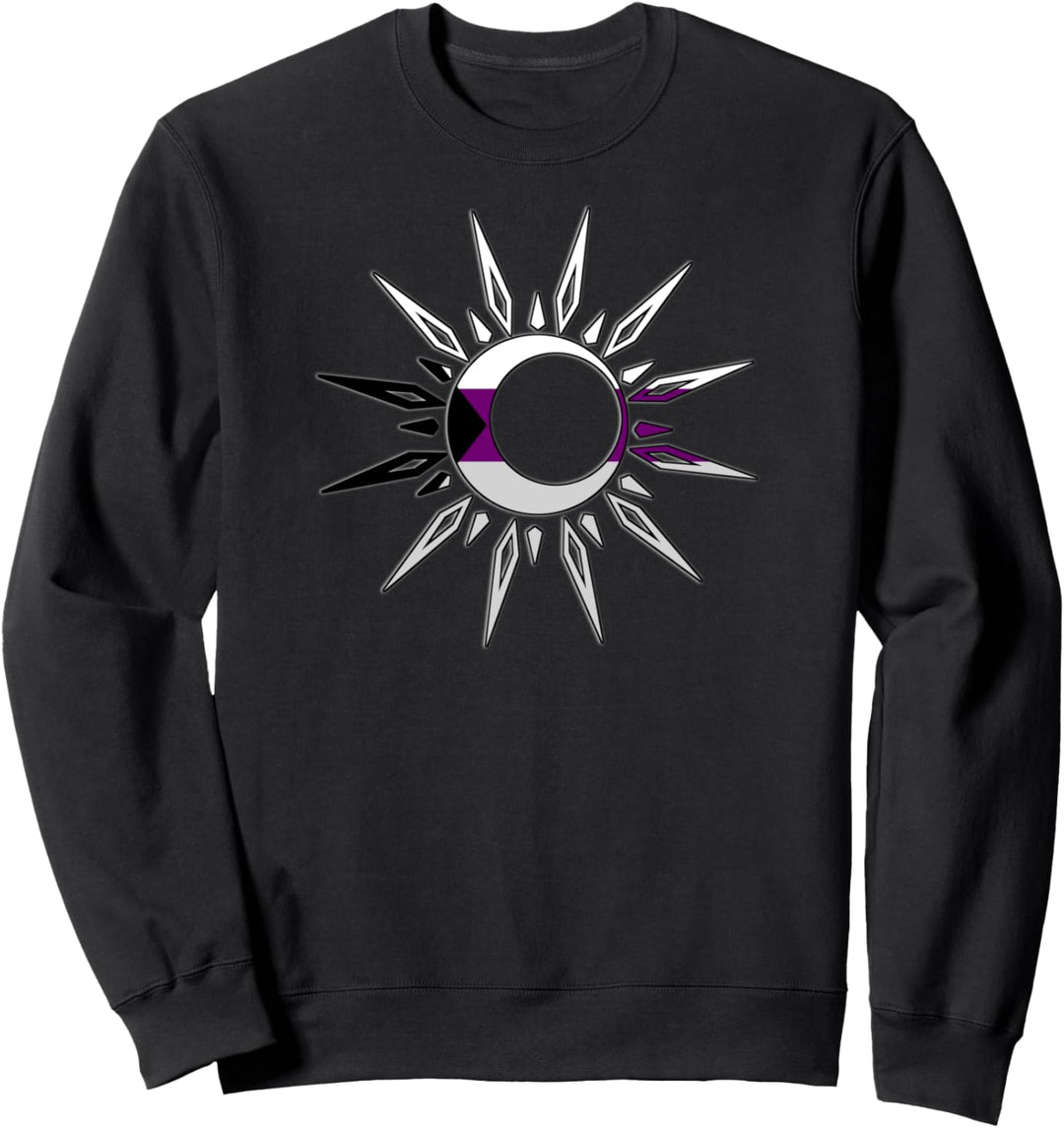Demisexuell Celestial Spirituelle Demi Stolz Sonne Mond Boho Sweatshirt