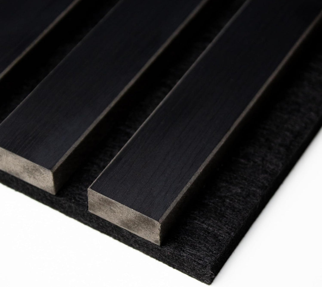 KAISER plastic® Akustikpaneele | Farbe: Eiche schwarz | Wandpaneele in verschiedenen Formaten | Deko