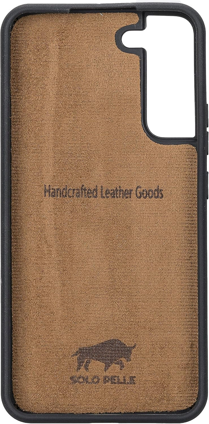Solo Pelle Lederhülle Harvard kompatibel für das Samsung Galaxy S22 Plus / S22+ inklusive abnehmbare