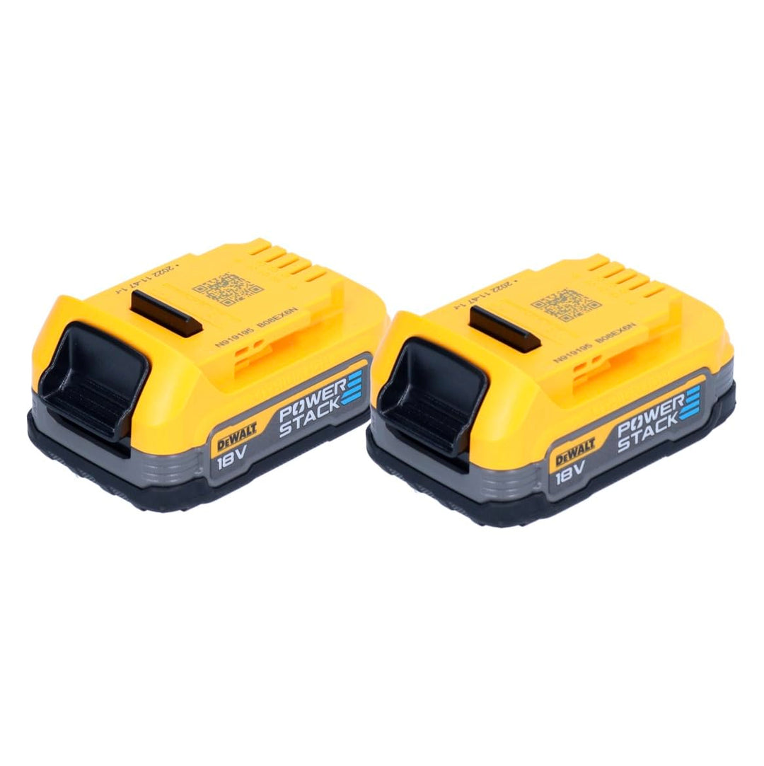 DEWALT Akku-Starterkit-Set DCBP034E2 18 Volt/ 2 Stück 1,7Ah Akkus