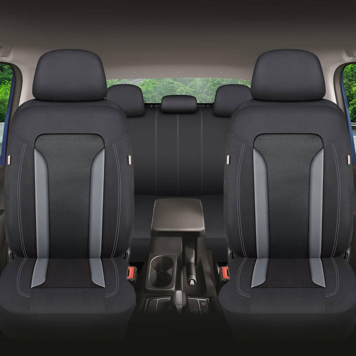 Schonbezüge-Komplettset für Mercedes B-Klasse W245 Bj 2005-11 in Schwarz/Grau FT2