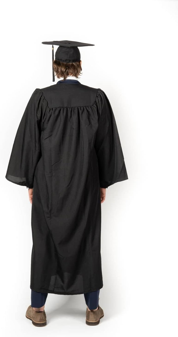 SKÉMATA Abschluss Robe Unisex Leichte Mikrofaser mit Graduierung Touch und Nappaleder XS, XS