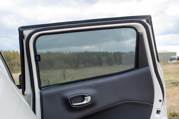 Satz Car Shades (Hintertüren) kompatibel mit Jeep Compass (MX) 2017- (2-teilig)