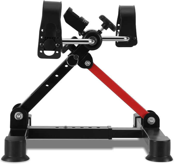 Mini Heimtrainer Beintrainer mit LCD-Monitor, Faltbar, Arm- und Beintrainer Fitnessgerät für Zuhause