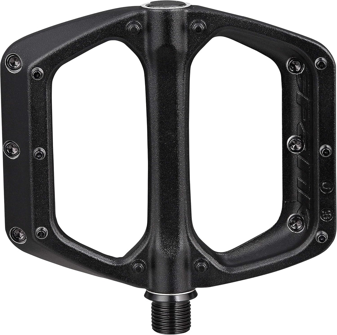 Spank Spoon Dc Flache Pedale für Mountainbike/E-Bike/Cycle 100x105mm Schwarz, 100x105mm Schwarz