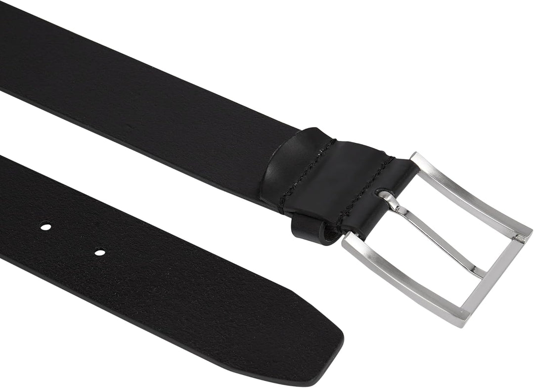 Tommy Hilfiger Herren Gürtel New Denton 3.5 Belt Ledergürtel 85 Schwarz (Black), 85 Schwarz (Black)