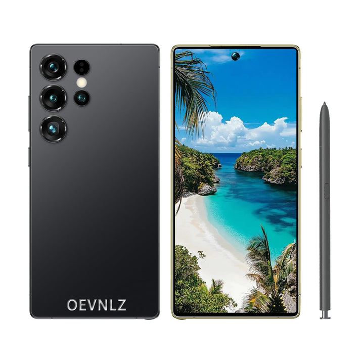 Q26 Ultra 4G Smartphone Ohne Vertrag, Dual SIM Handy, 7,3 Zoll Android Telefon mit Metallrahmen, 8GB