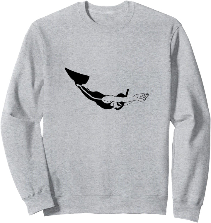 Monoflosse Schwimmen Sweatshirt