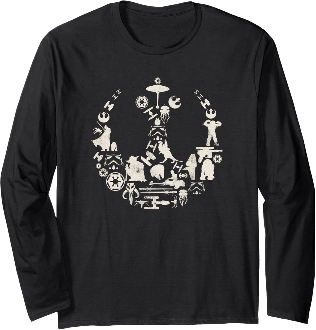 Star Wars Rebel Alliance Icons Langarmshirt