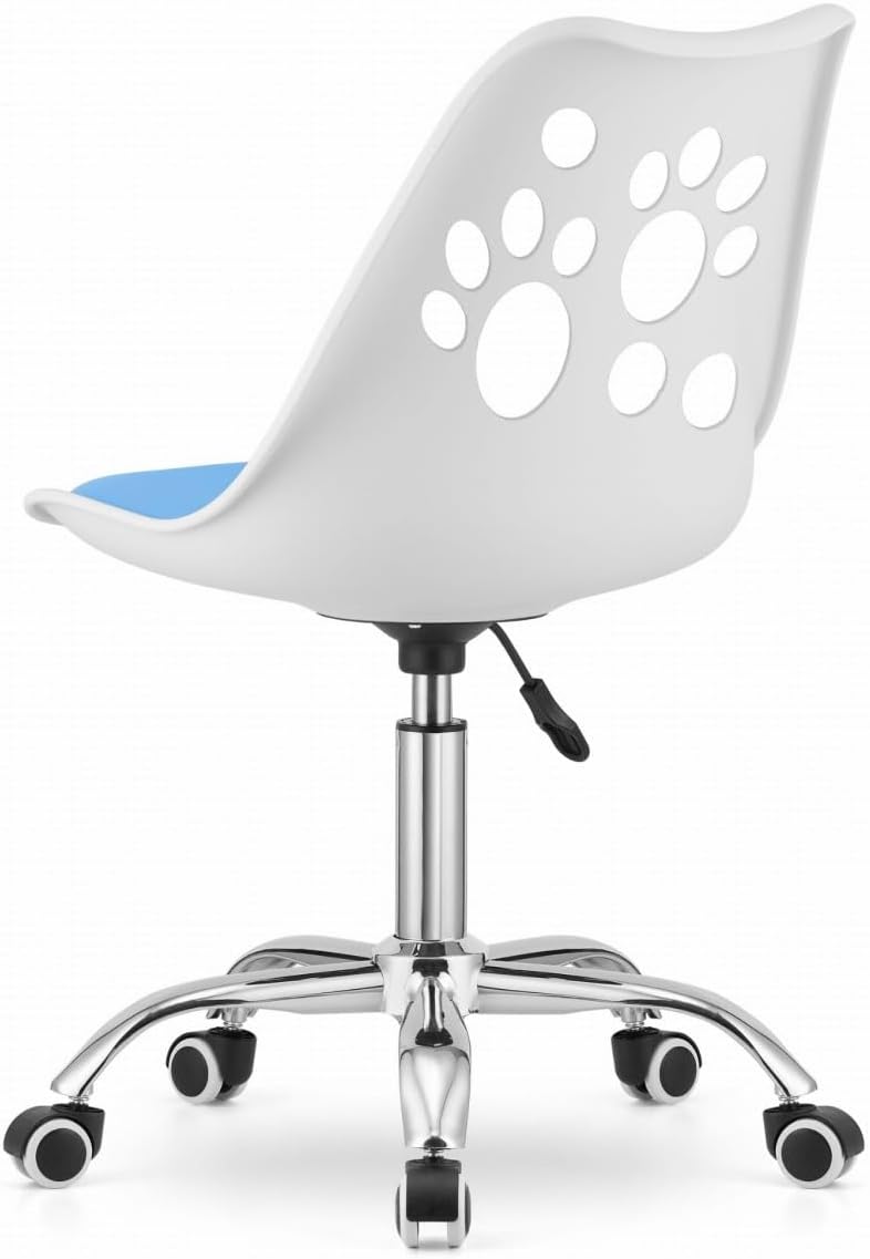 NMK HOME Drehstuhl mit Rollen 360 ° - Schreibtischstuhl Höhenverstellbar - Schreibtisch Stuhl für Ar