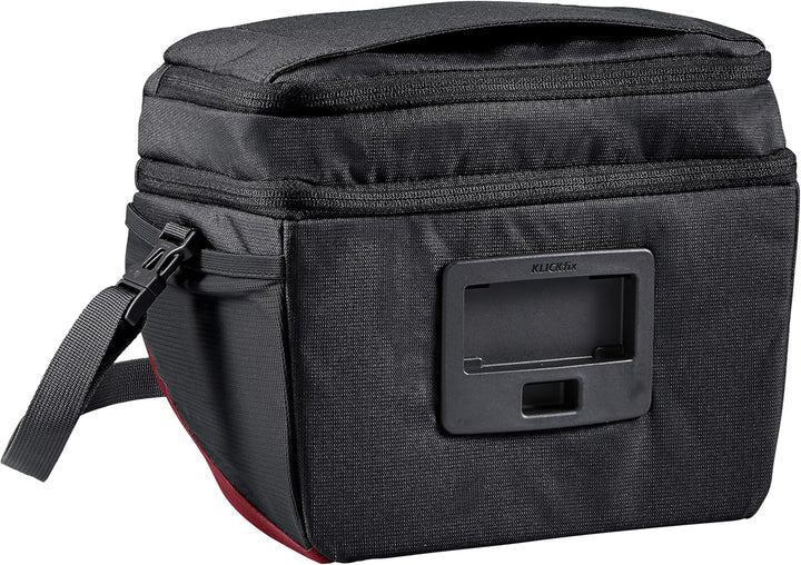 Vaude OnTour Box L (KLICKfix ready) Lenkertaschen, Einheitsgrösse, Black/Carmine