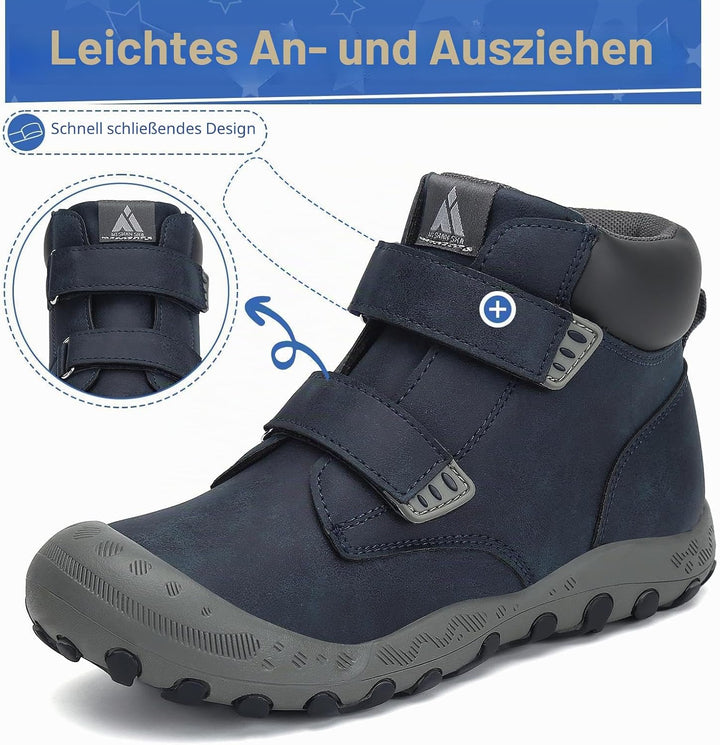 Mishansha Kinder Wanderschuhe rutschfest Trekkingschuhe Jungen Atmungsaktiv Outdoor Walkingschuhe Gr