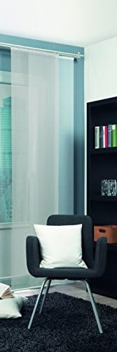 HOME WOHNIDEEN Schiebevorhang Halborganza transparent ROM Fb. weiss Grösse BxH 60x245 cm