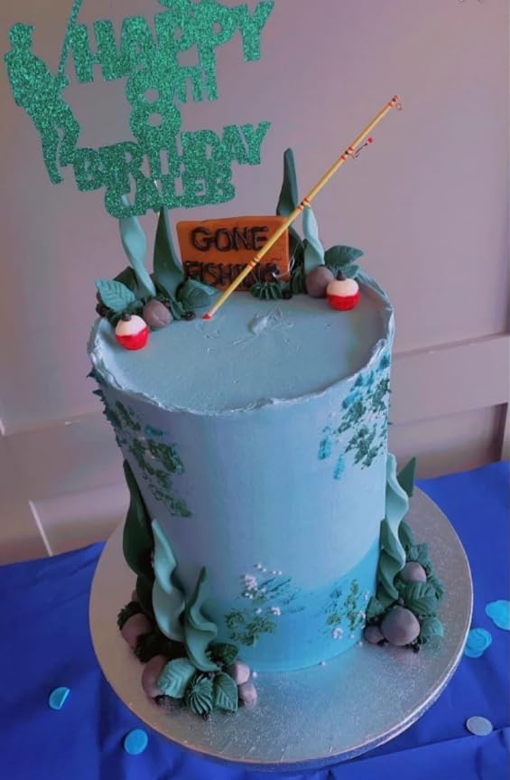 Super Idee Miniatur Angelrute Set 11er Set Angelstuhl Fischernetz Strohhut Fischschale mit Fischer A