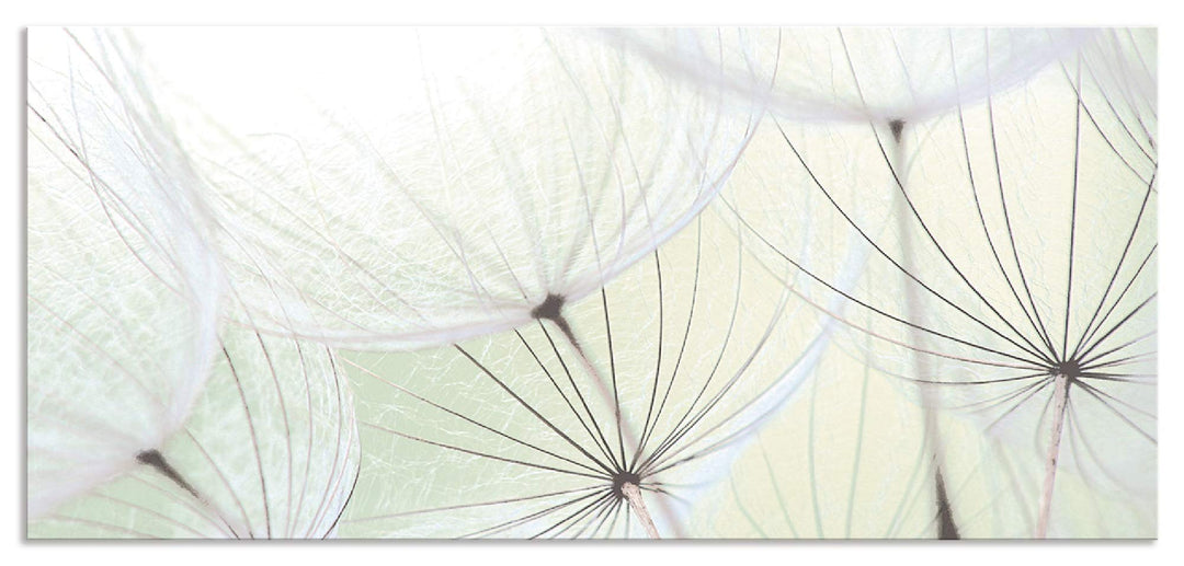 ARTland Spritzschutz Küche aus Alu für Herd Spüle 110x50 cm (BxH) Küchenrückwand mit Motiv Blume Pus